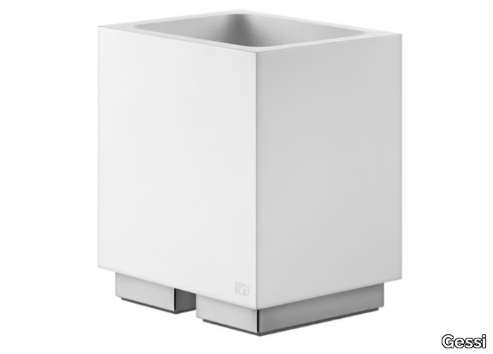 RETTANGOLO - Countertop synthetic material toothbrush holder _ Gessi