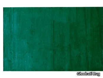 GREEN - Solid-color rectangular rug _ Ghodrati Rug