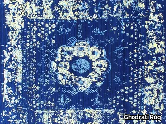 LAN 4172 - Patterned rectangular handmade rug _ Ghodrati Rug