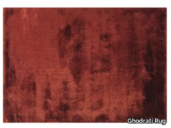 RED - Solid-color rectangular rug _ Ghodrati Rug