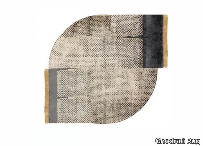 PLANET WAY - Round handmade wool rug _ Ghodrati Rug