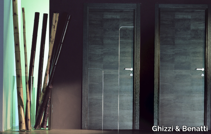 URBAN - Hinged wooden door _ Ghizzi & Benatti