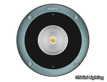 TATTO GLASS - LED walkover light outdoor aluminium steplight _ Ghidini Lighting
