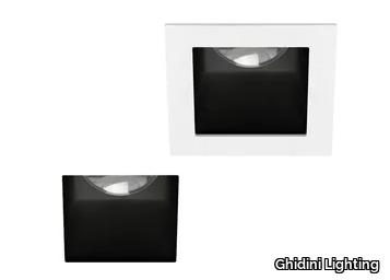 COMFORT 1 SQ - Recessed LED square aluminium spotlight _ Ghidini Lighting