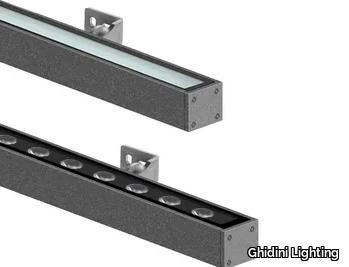 MAXITRATTO WALL - Ceiling mounted aluminium Outdoor linear profile for LED modules _ Ghidini Lighting