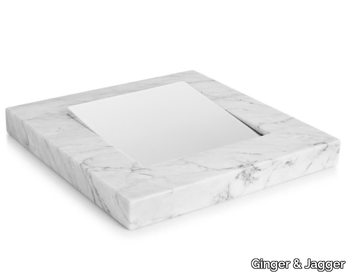 VERTIGO - Carrara marble ashtray _ Ginger & Jagger