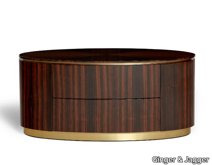 PERDIZ - Low wooden coffee table with storage space _ Ginger & Jagger