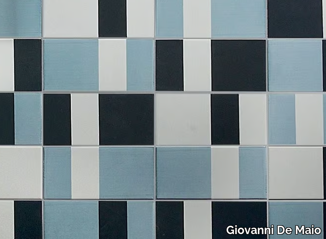 COMPOSIZIONE NERO - Handmade ceramic wall tiles _ Giovanni De Maio