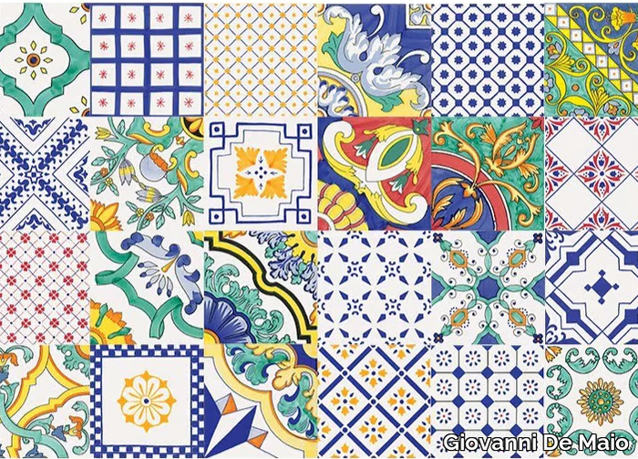 MACRAMÈ 24 VIETRI - Handmade ceramic wall tiles _ Giovanni De Maio