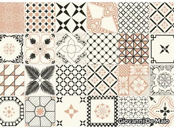 MACRAMÈ ROSA - Handmade ceramic wall tiles _ Giovanni De Maio