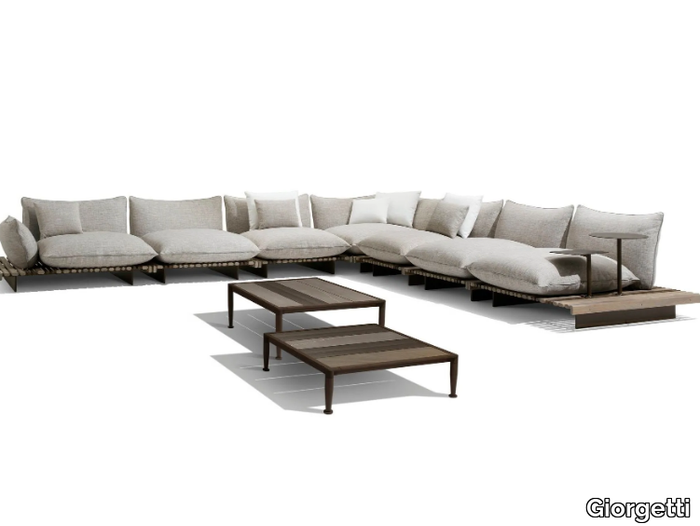 APSARA - Corner modular garden sofa _ Giorgetti