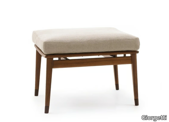 DENNY - Wooden footstool _ Giorgetti