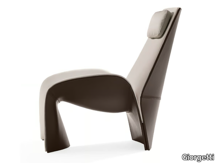 EVA - Leather armchair _ Giorgetti