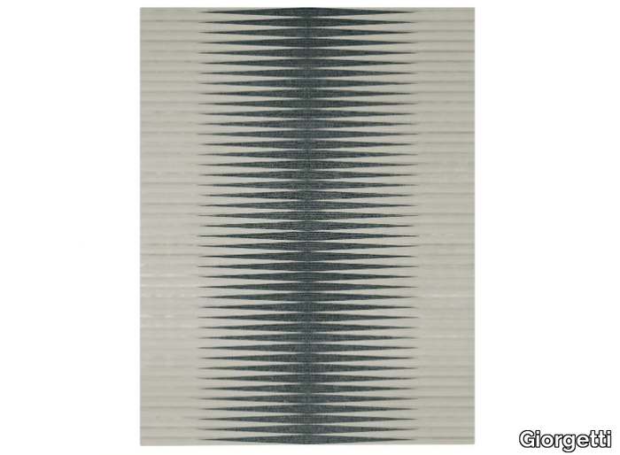 FREQUENCE - Rectangular Bamboo silk and wool rug _ Giorgetti