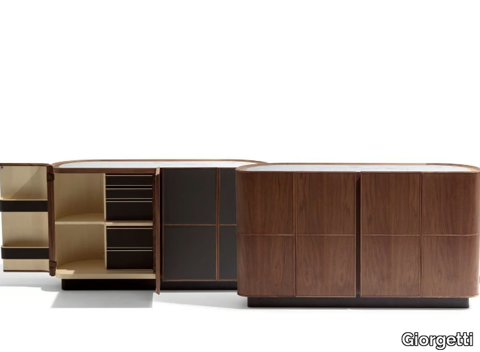 MOORE - Wooden sideboard with doors _ Giorgetti