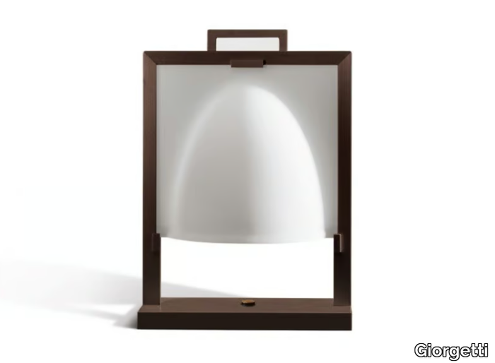 NAO - Wood and glass table lamp _ Giorgetti