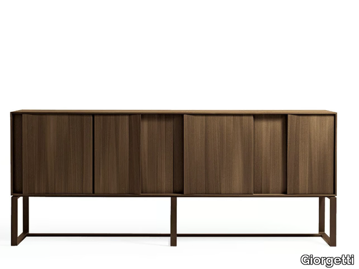 ORIGAMI - Wooden sideboard with doors _ Giorgetti