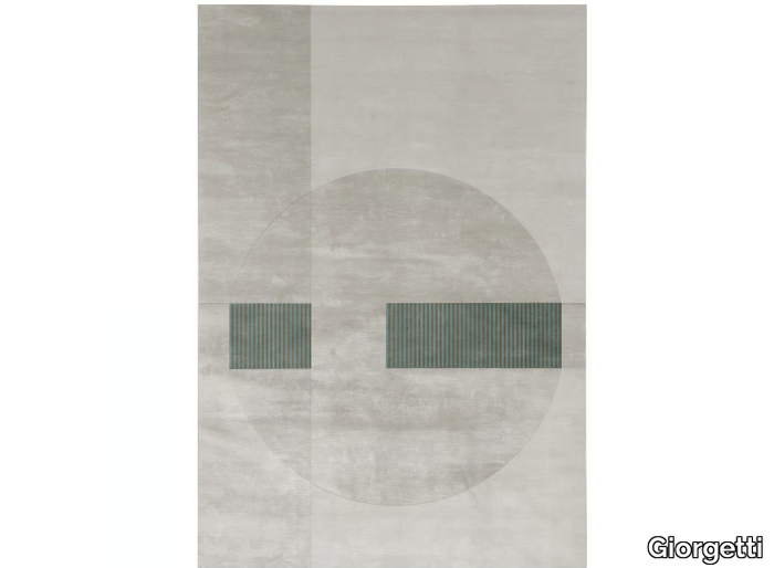 SHED - Rectangular Bamboo silk and wool rug _ Giorgetti