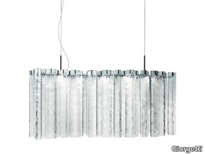 SWORDS - Glass pendant lamp _ Giorgetti