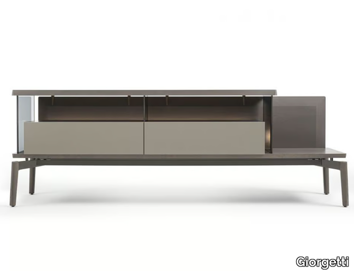 KUKEI - Wooden sideboard with drawers _ Giorgetti