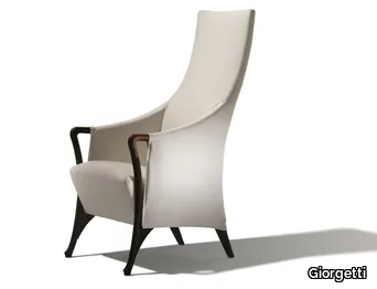 PROGETTI - Fabric armchair high-back _ Giorgetti