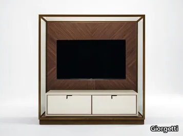 TOWN - Wooden TV cabinet with drawers _ Giorgetti