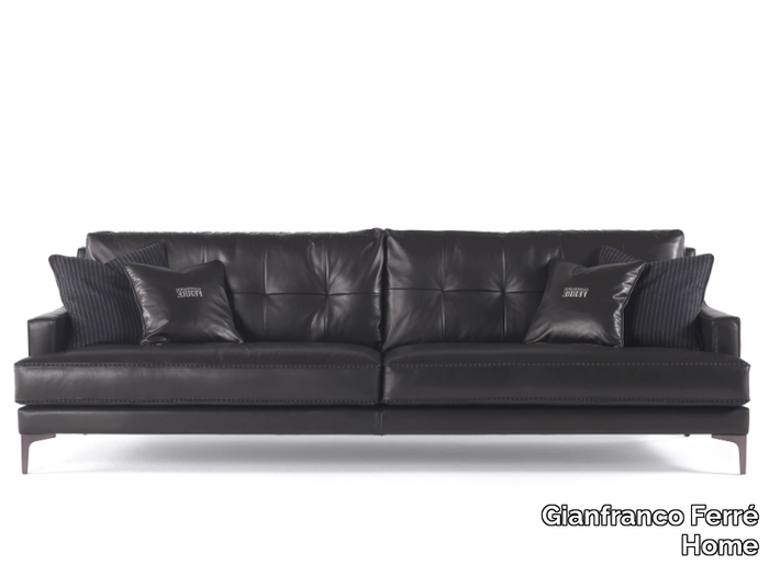 CLARK_2.0 - 3 seater tufted leather sofa _ Gianfranco Ferré Home