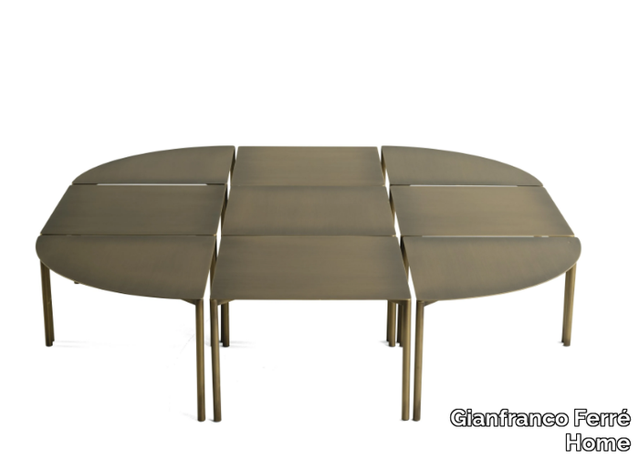 TIMES SQUARE - Modular metal coffee table _ Gianfranco Ferré Home