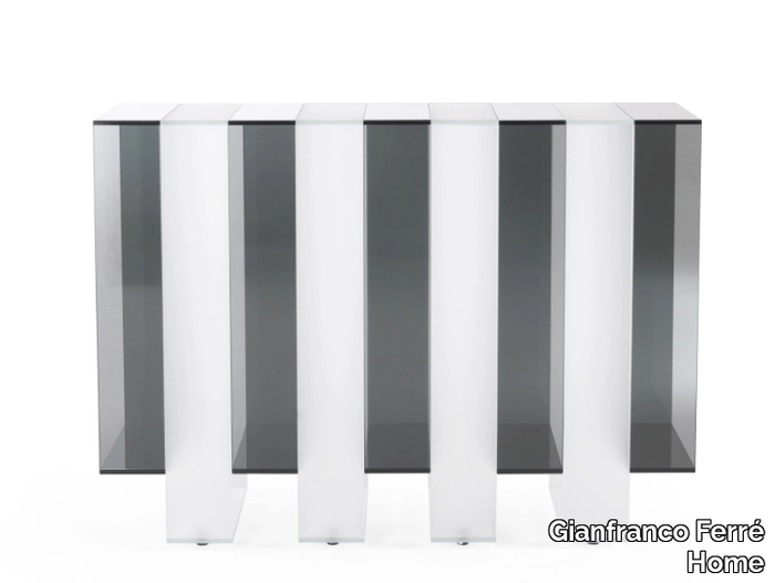 JENGA - Rectangular glass console table _ Gianfranco Ferré Home