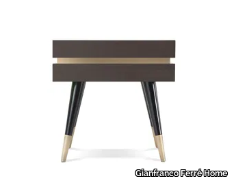 SEAN - Rectangular wooden bedside table with drawers _ Gianfranco Ferré Home