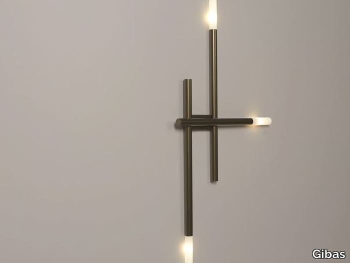 ZEN 105/43 - Contemporary style steel wall lamp _ Gibas