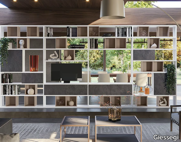 LV730 - Double-sided bookcase _ Giessegi