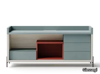 FREEDA - Sideboard with integrated lighting _ Giessegi