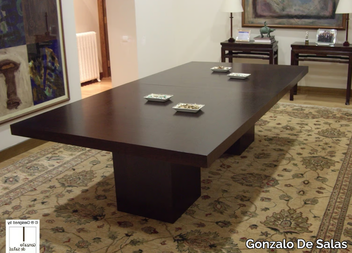 CAPELA - Rectangular wooden table _ Gonzalo De Salas