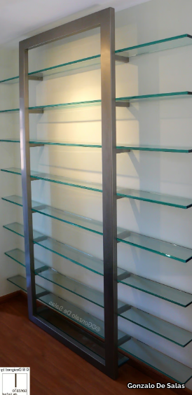 DOOR - Wall-mounted metal bookcase _ Gonzalo De Salas