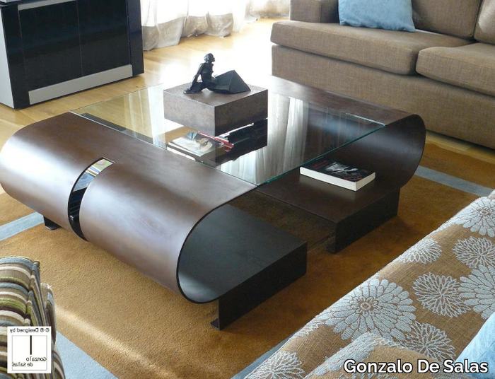 ELVA - Steel coffee table for living room _ Gonzalo De Salas