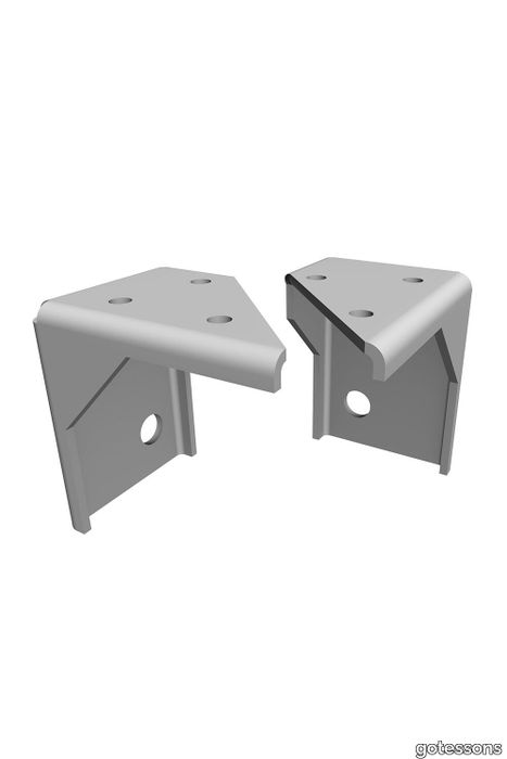 Corner mount set