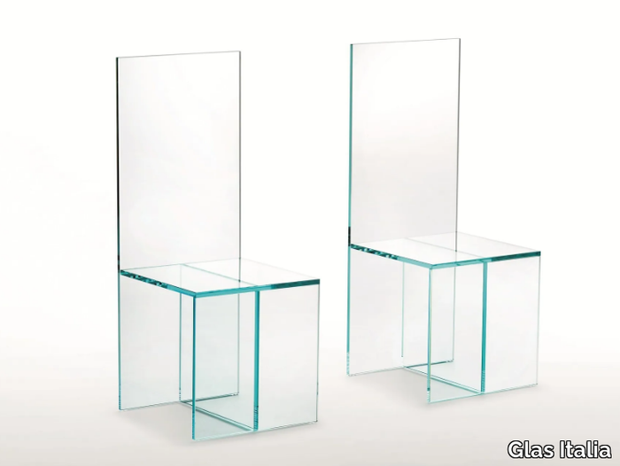 MERCI BOB - Crystal chair high-back _ Glas Italia