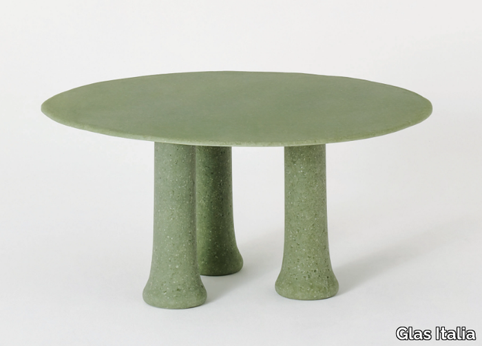 BABAR - Recycled glass table _ Glas Italia