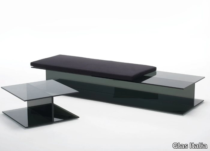 I-BEAM - Crystal bench _ Glas Italia