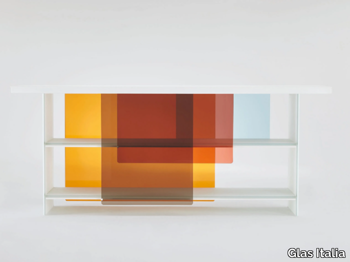 LAYERS - Crystal bookcase _ Glas Italia