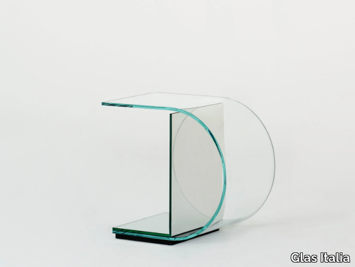 OLLIE - Low crystal coffee table _ Glas Italia