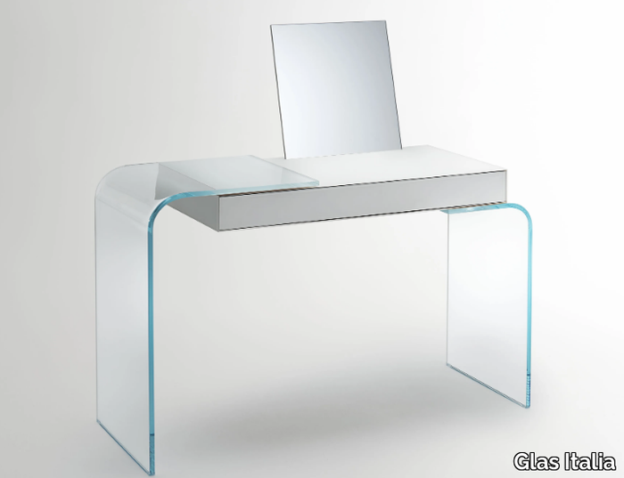 STRATA - Crystal writing desk / dressing table _ Glas Italia