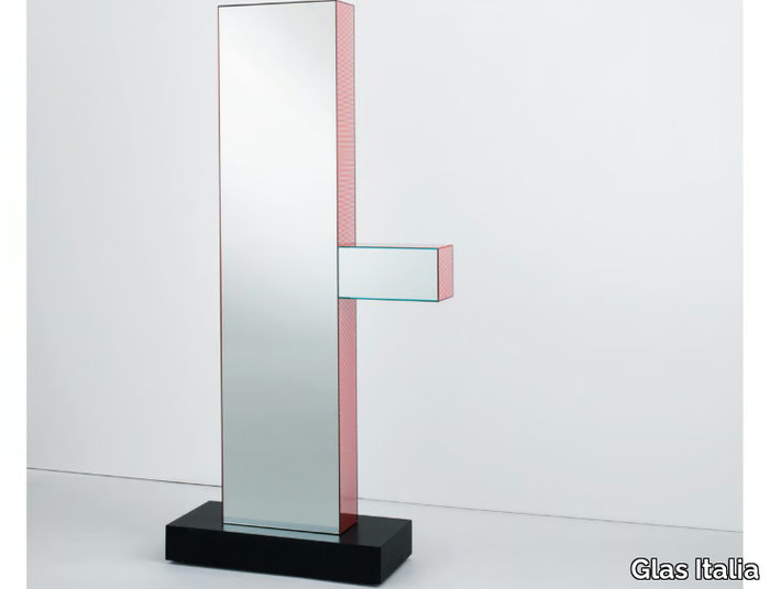 SHIBAM 1 - Rectangular mirror _ Glas Italia