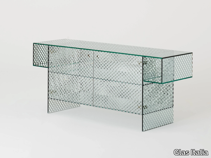 ROBOTIN - Crystal sideboard _ Glas Italia