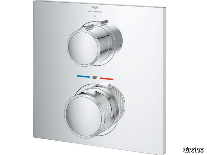 ALLURE NEW - Thermostatic shower mixer with plate _ Grohe