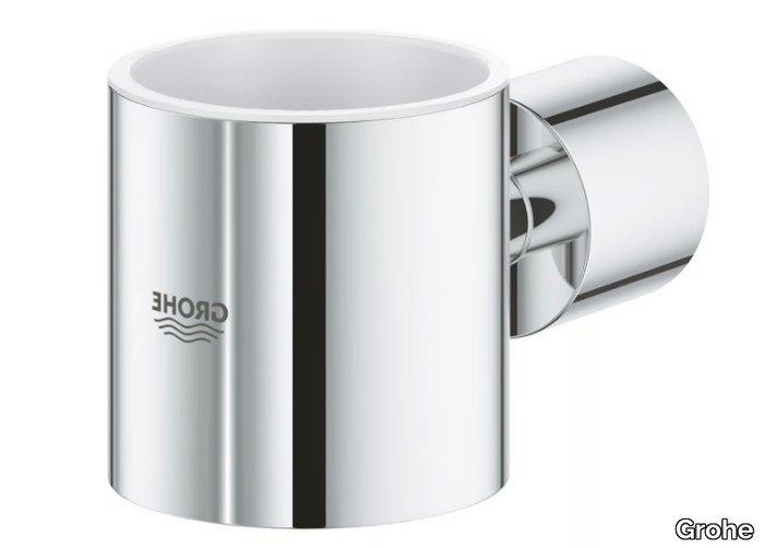 ATRIO - Wall-mounted metal toothbrush holder _ Grohe