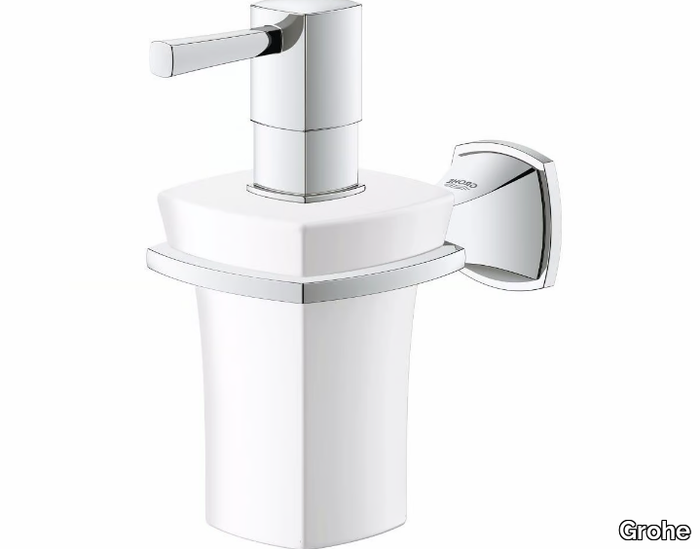 GRANDERA™ - Wall-mounted ceramic Bathroom soap dispenser _ Grohe