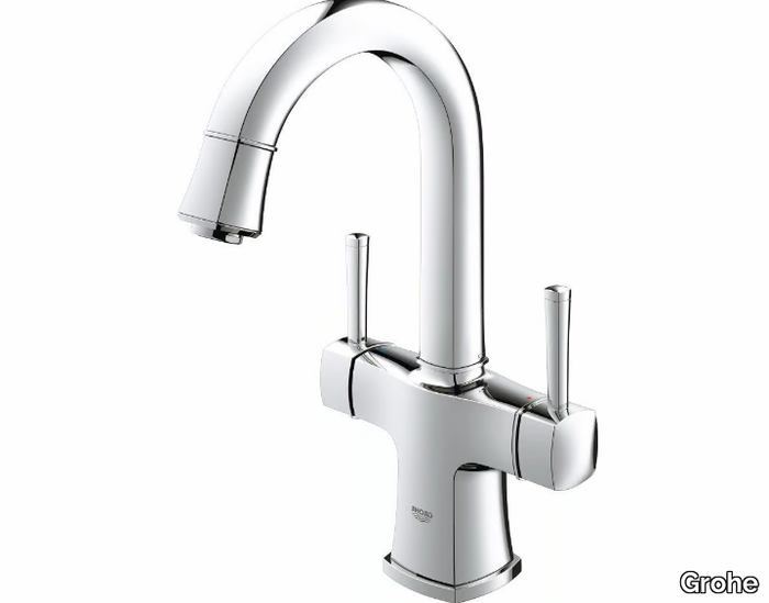 GRANDERA™ SIZE L - Countertop 1 hole washbasin tap with adjustable spout _ Grohe