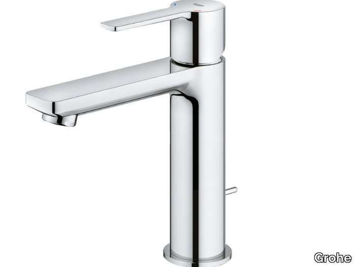 LINEARE NEW - Countertop washbasin mixer with pop up waste _ Grohe